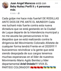 Colorados nuevamente divididos en Luque